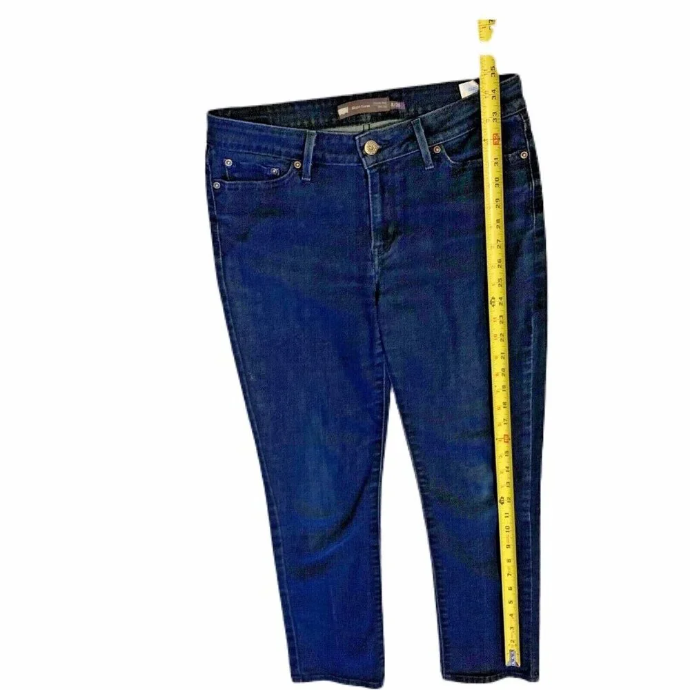Levis Womens Blue Jeans 8 29 Slight Curve Classic Rise Slim Leg Stretch Denim - Picture 10 of 10